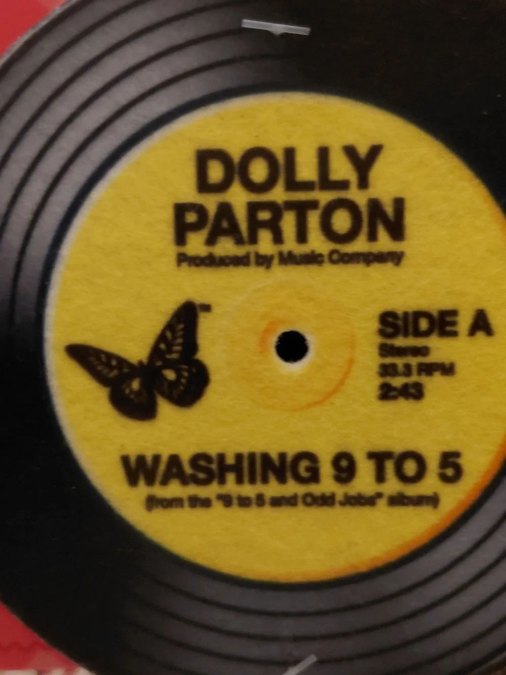 Dolly Parton Vinyl Record Sponge Set